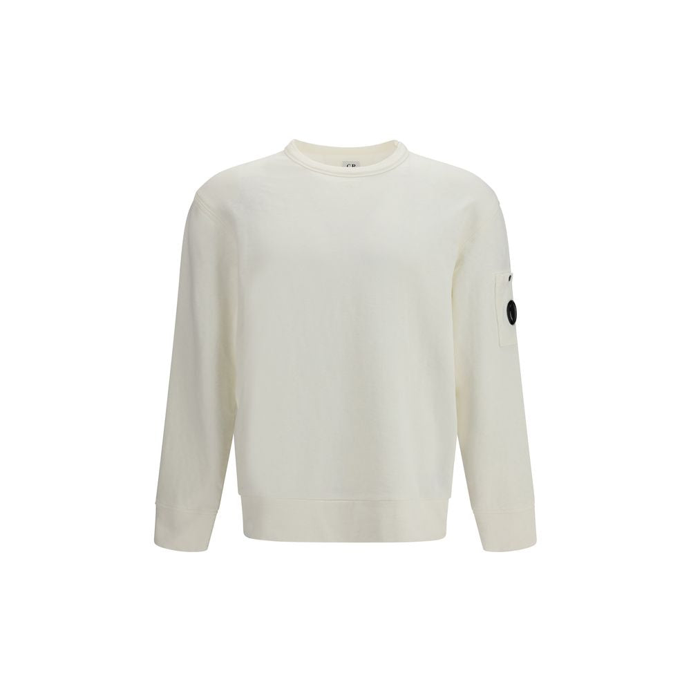 C.P. Company White Cotton Sweatshirt | Regal Royce