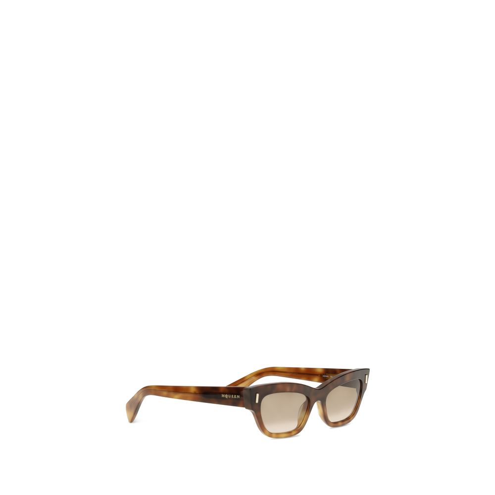 Alexander McQueen Brown Acetate Sunglasses | Regal Royce