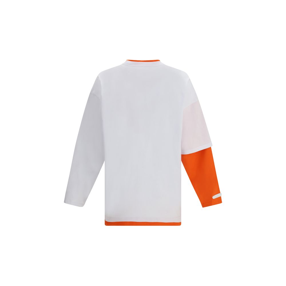 PDF Channel White Cotton Long Sleeve T-Shirt | Regal Royce