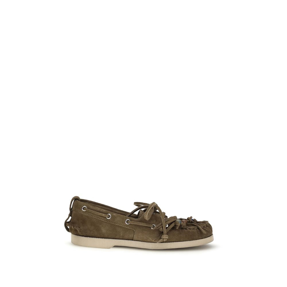 Golden Goose Bicolor Calf Leather Bos Taurus Slip-On Loafers | Regal Royce