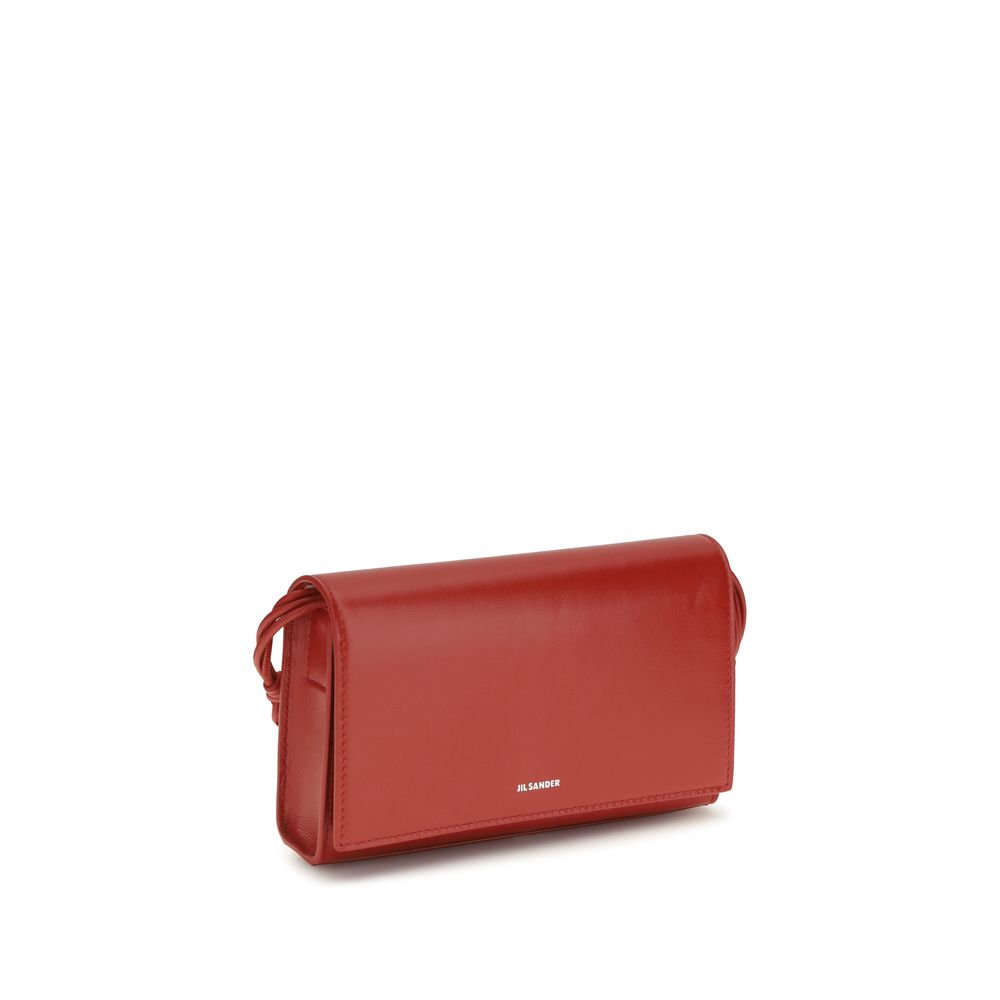Jil Sander Black Calf Leather Bos Taurus Wallet | Regal Royce