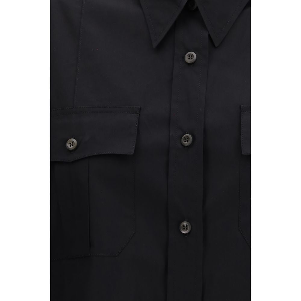 Prada Black Cotton Shortsleeve Shirt | Regal Royce