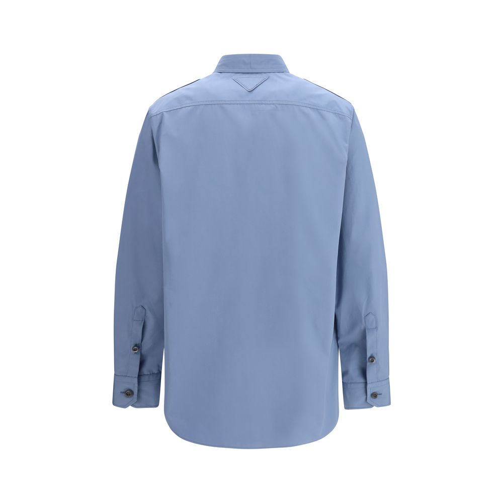 Prada Blue Cotton Dress Shirt | Regal Royce