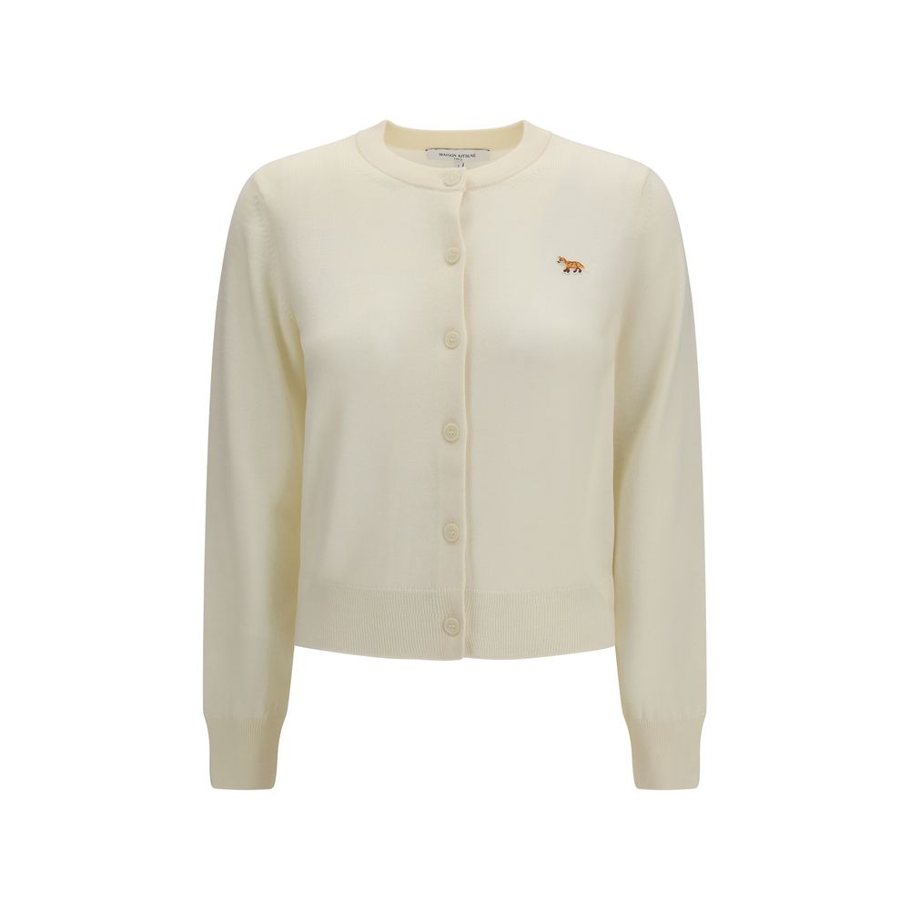 Maison Kitsuné Beige Cotton Cardigan | Regal Royce