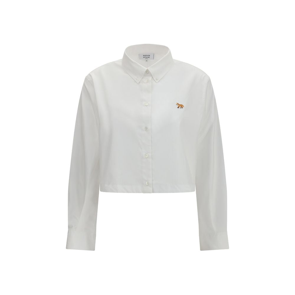 Maison Kitsuné White Cotton Blouse | Regal Royce
