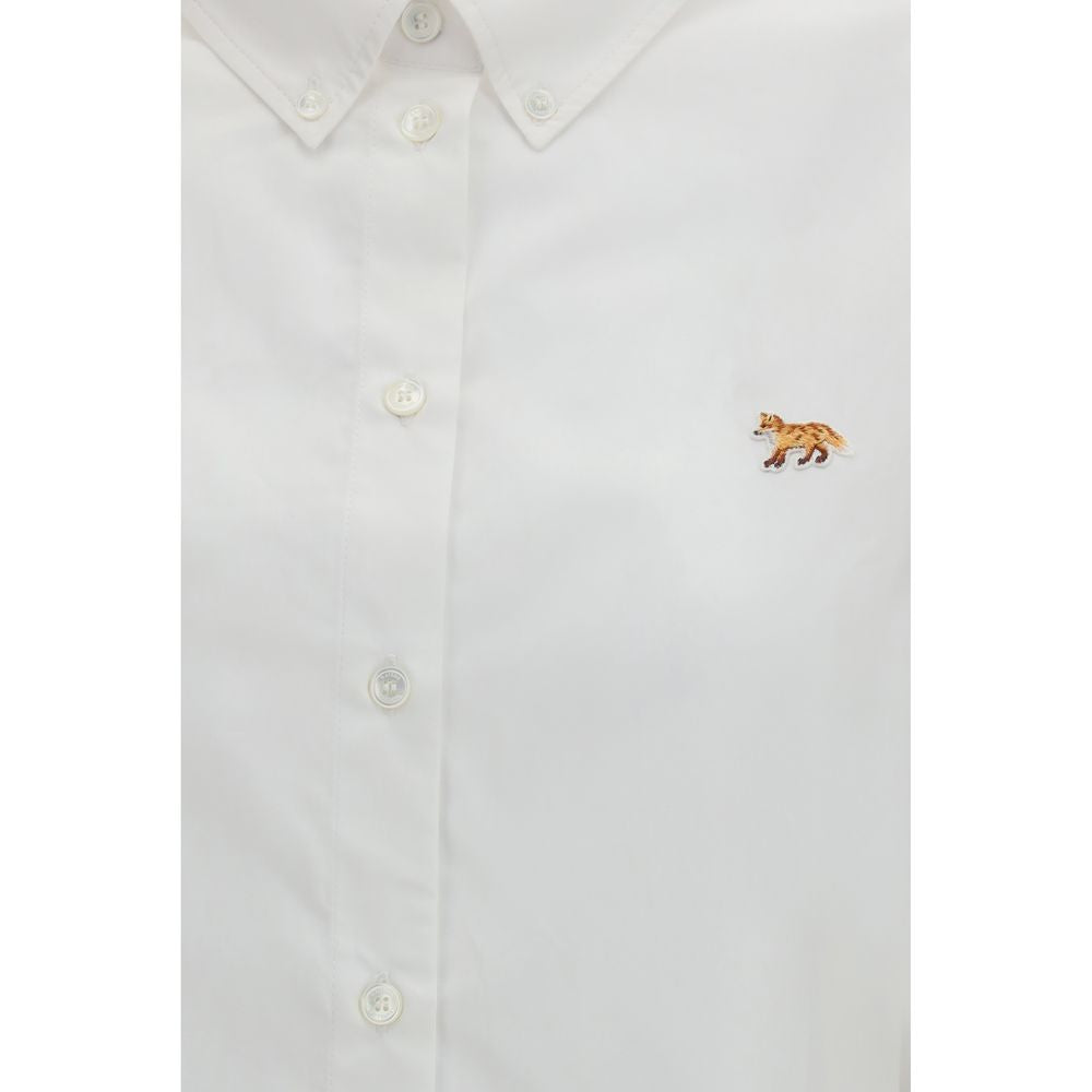 Maison Kitsuné White Cotton Blouse | Regal Royce