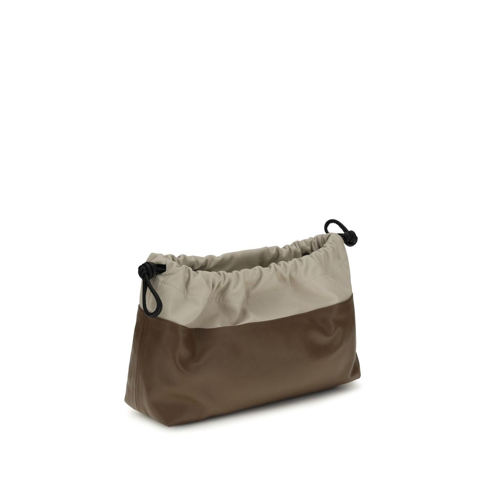 Pierre Hardy Brown Calf Leather Bos Taurus Shoulder Bag | Regal Royce
