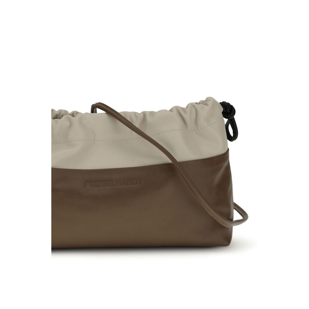 Pierre Hardy Brown Calf Leather Bos Taurus Shoulder Bag | Regal Royce