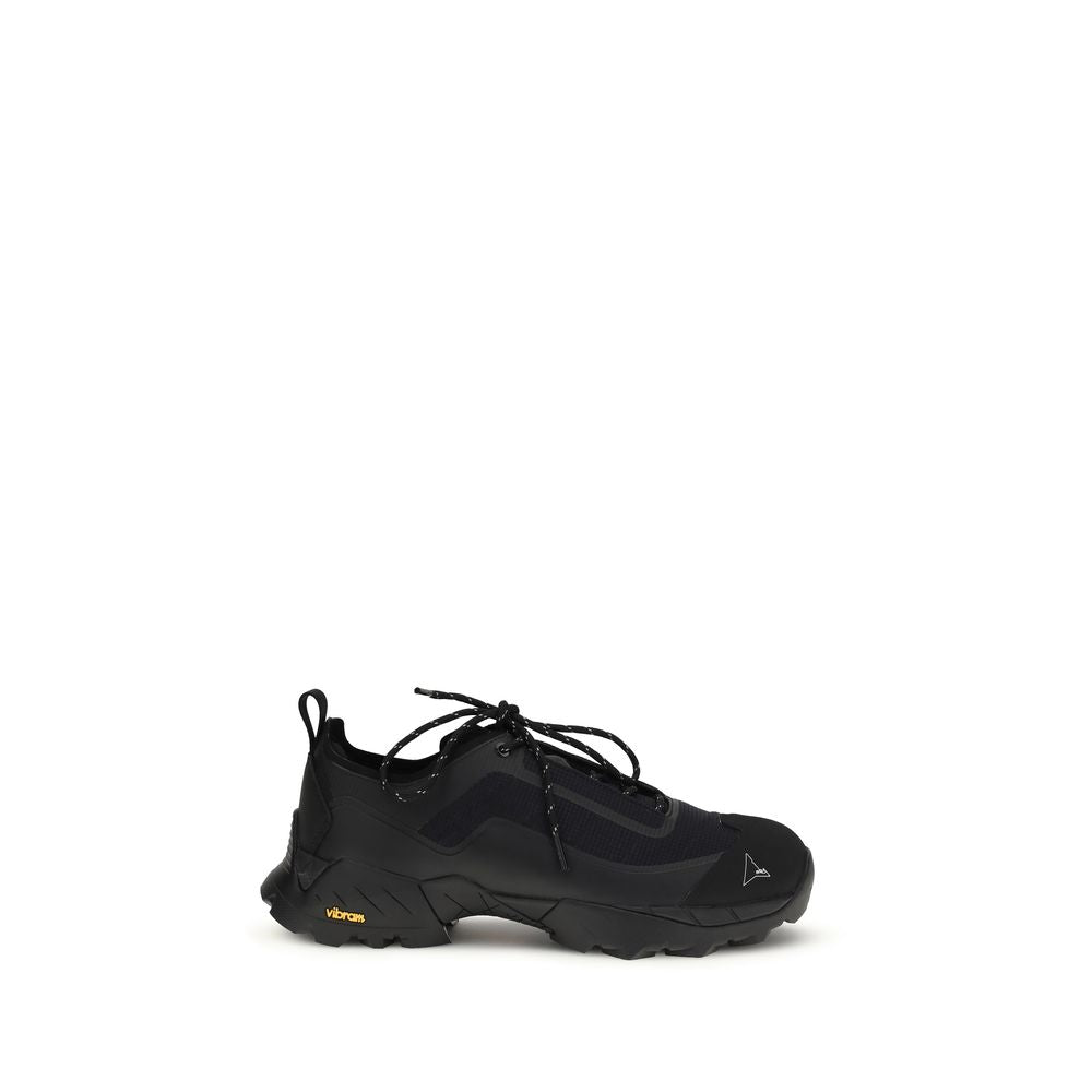 ROA Black Polyester Athletic Sneakers | Regal Royce