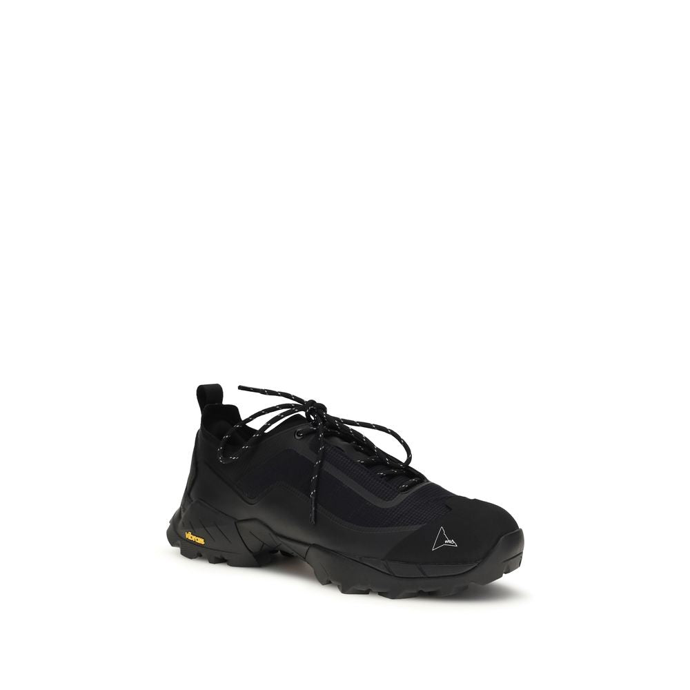 ROA Black Polyester Athletic Sneakers | Regal Royce
