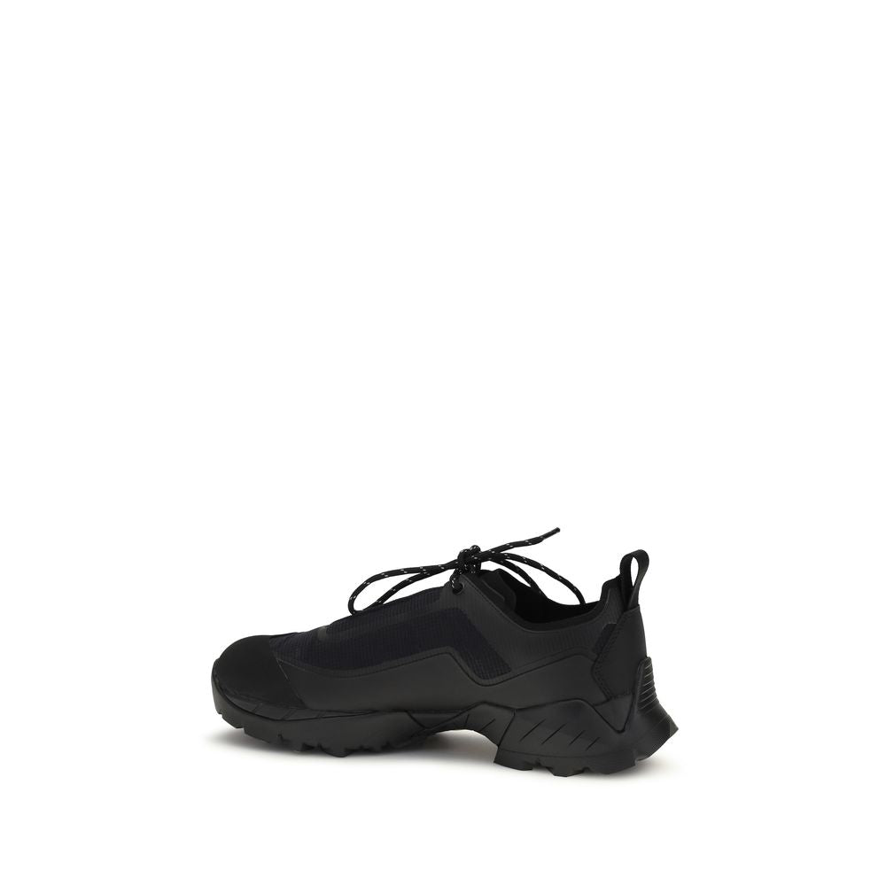 ROA Black Polyester Athletic Sneakers | Regal Royce