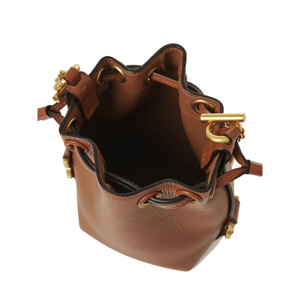 Chloé Brown Calfskin Backet Bag | Regal Royce