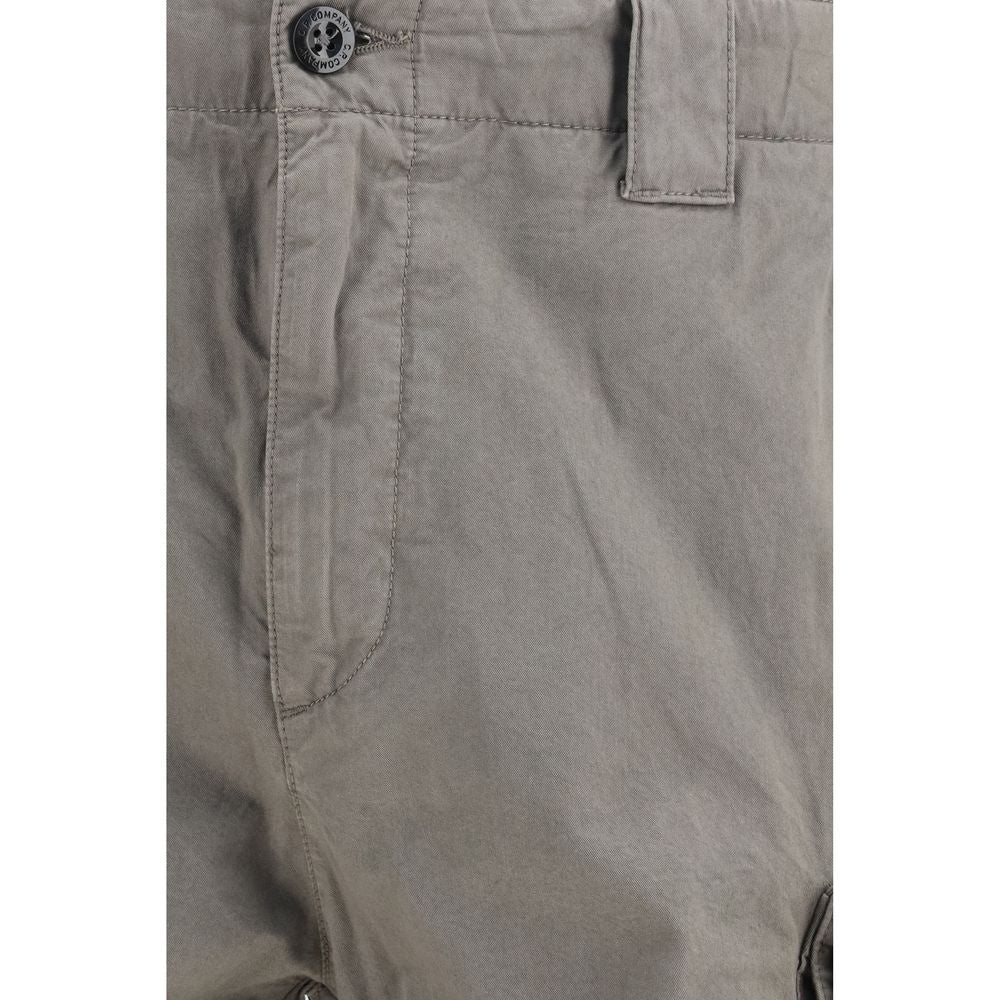 C.P. Company Gray Cotton Bermuda Shorts | Regal Royce