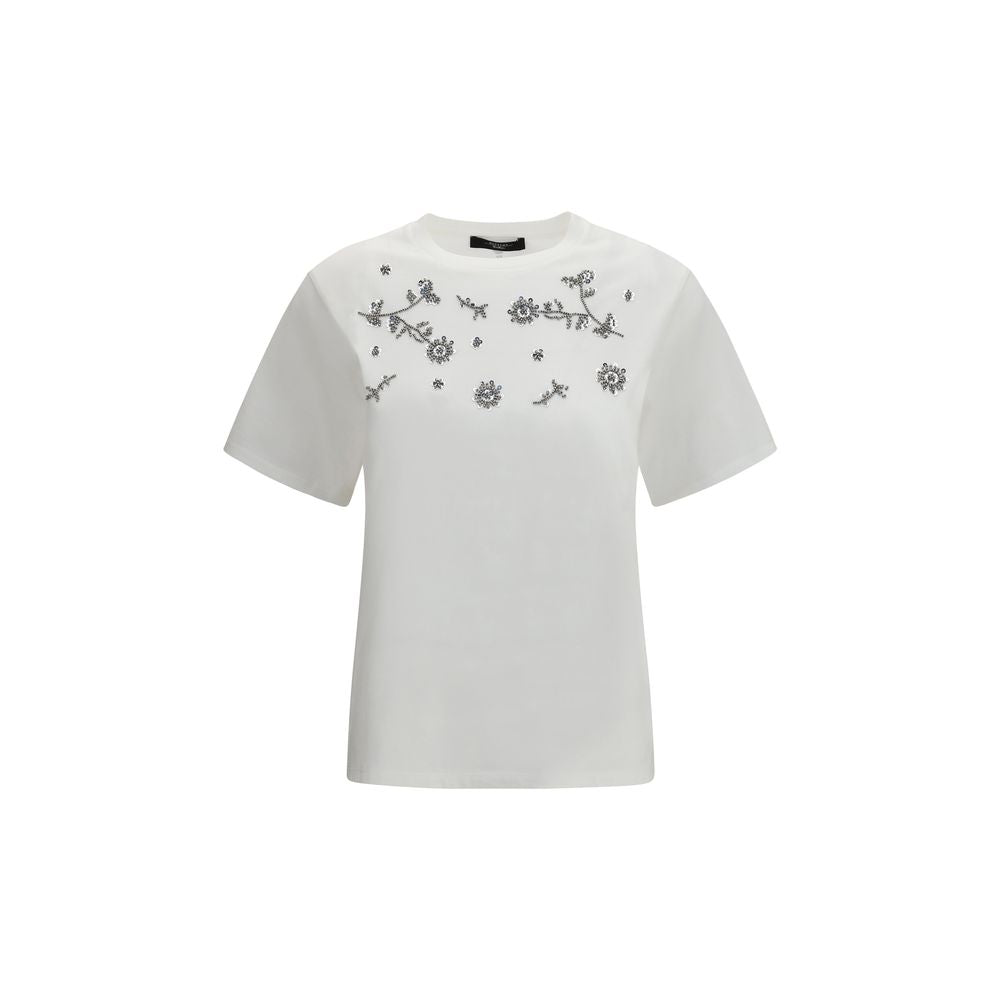 Max Mara White Cotton T-Shirt | Regal Royce