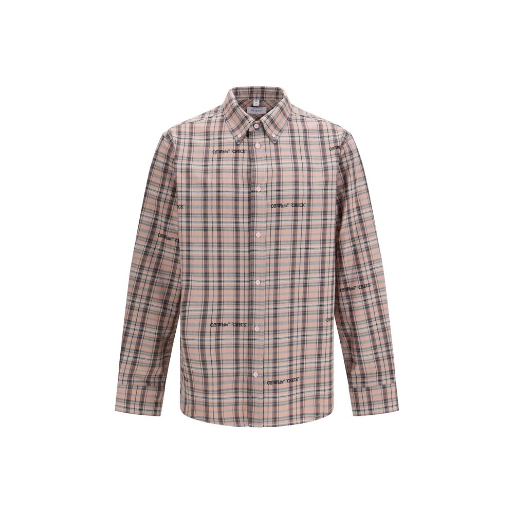 Off-White Multicolor Cotton Pattern Shirt | Regal Royce