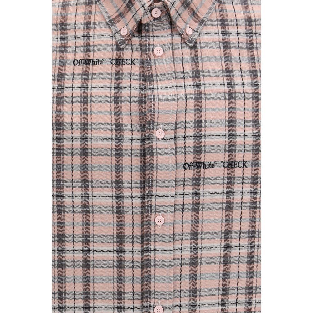Off-White Multicolor Cotton Pattern Shirt | Regal Royce