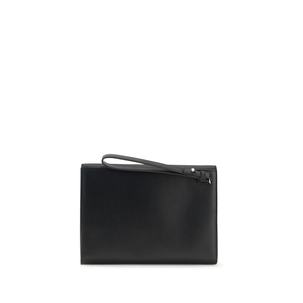 Ferragamo Black Calf Leather Bos Taurus Wallet | Regal Royce