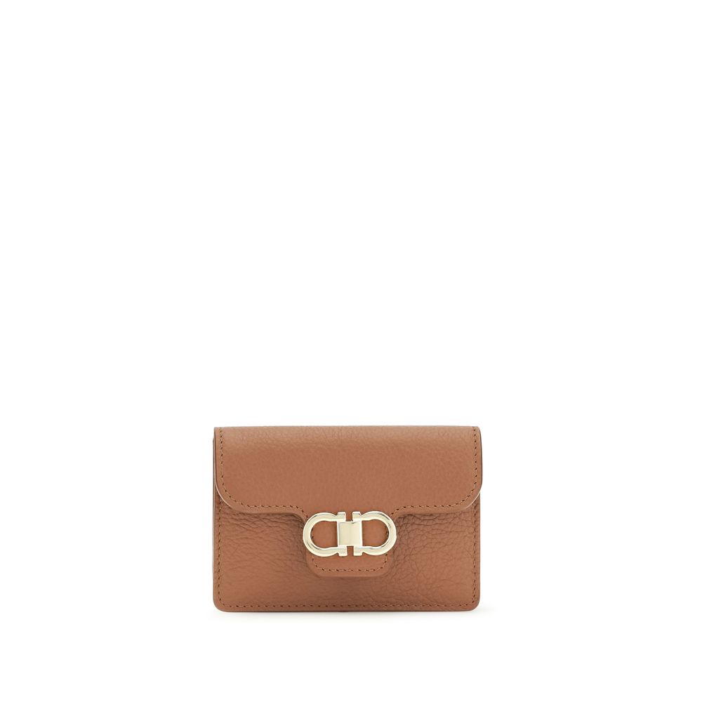 Ferragamo Brown Calf Leather Bos Taurus Wallet | Regal Royce