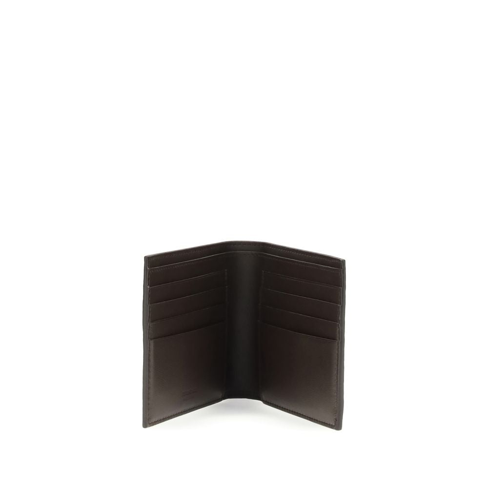 Ferragamo Brown Calf Leather Bos Taurus Wallet | Regal Royce