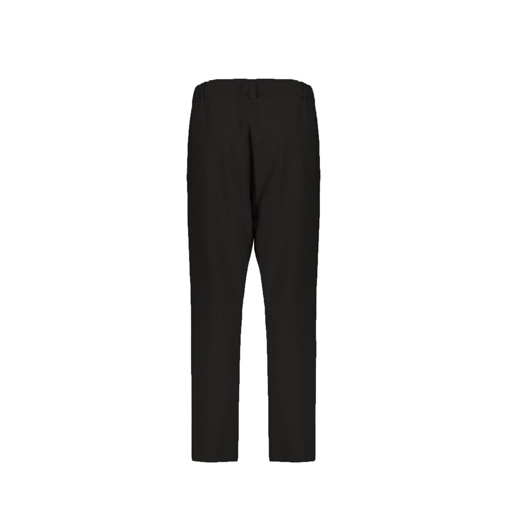 Herno Black Elastane Casual Pants | Regal Royce