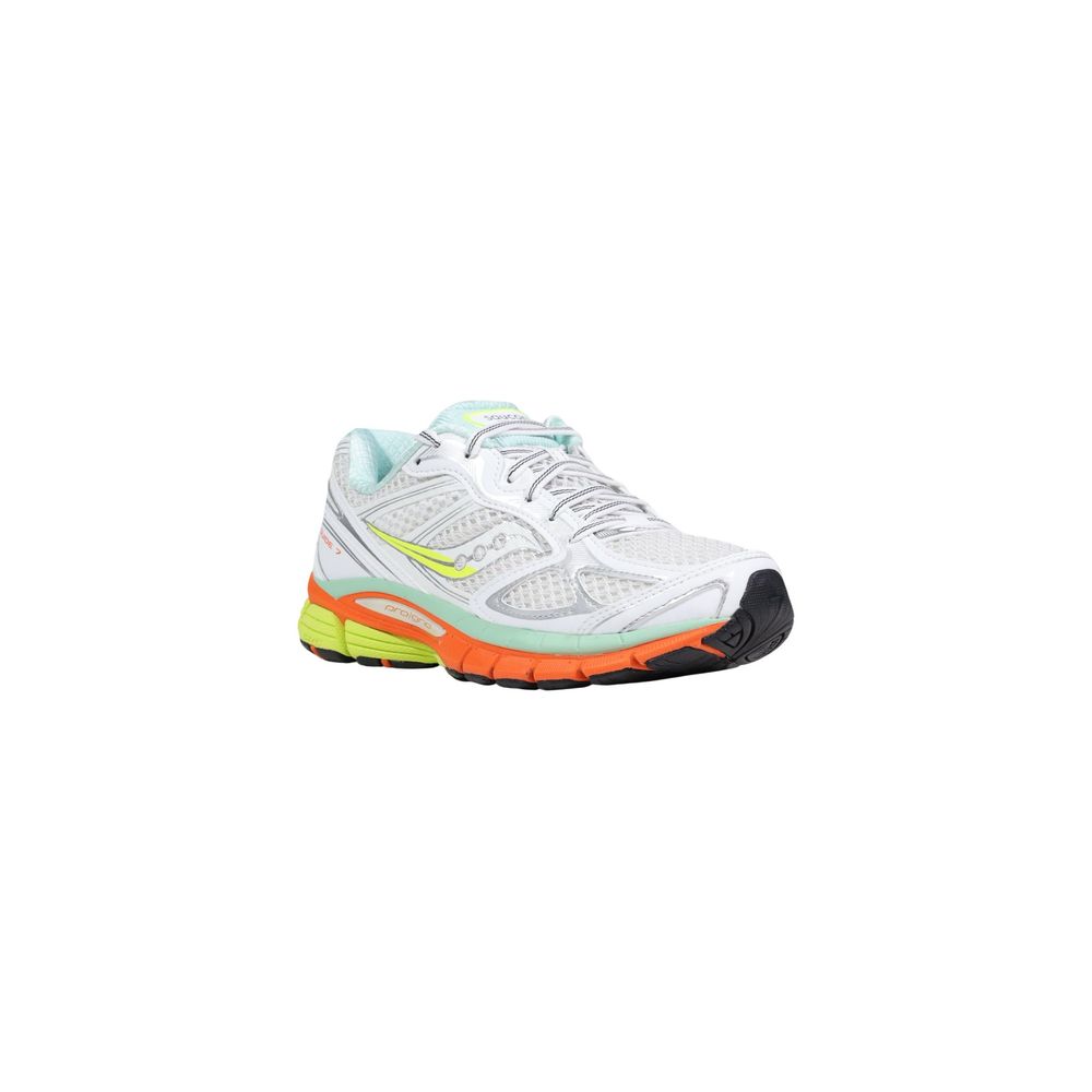 Saucony White Textile Athletic Sneakers | Regal Royce