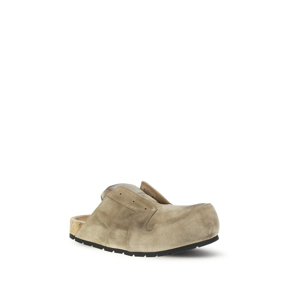 Balenciaga Beige Calf Leather Bos Taurus Mules | Regal Royce