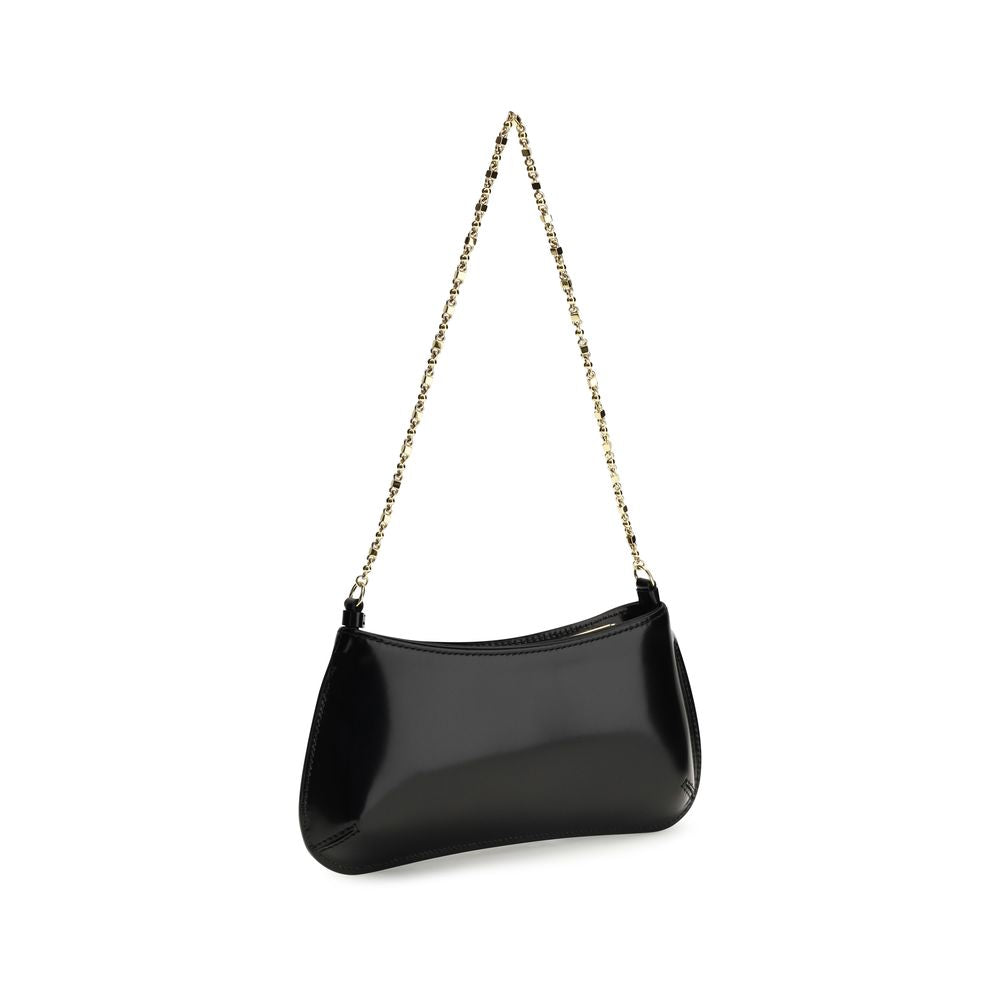 Jacquemus Black Calf Leather Bos Taurus Shoulder Bag | Regal Royce