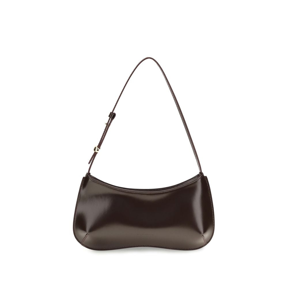 Jacquemus Brown Calf Leather Bos Taurus Shoulder Bag | Regal Royce