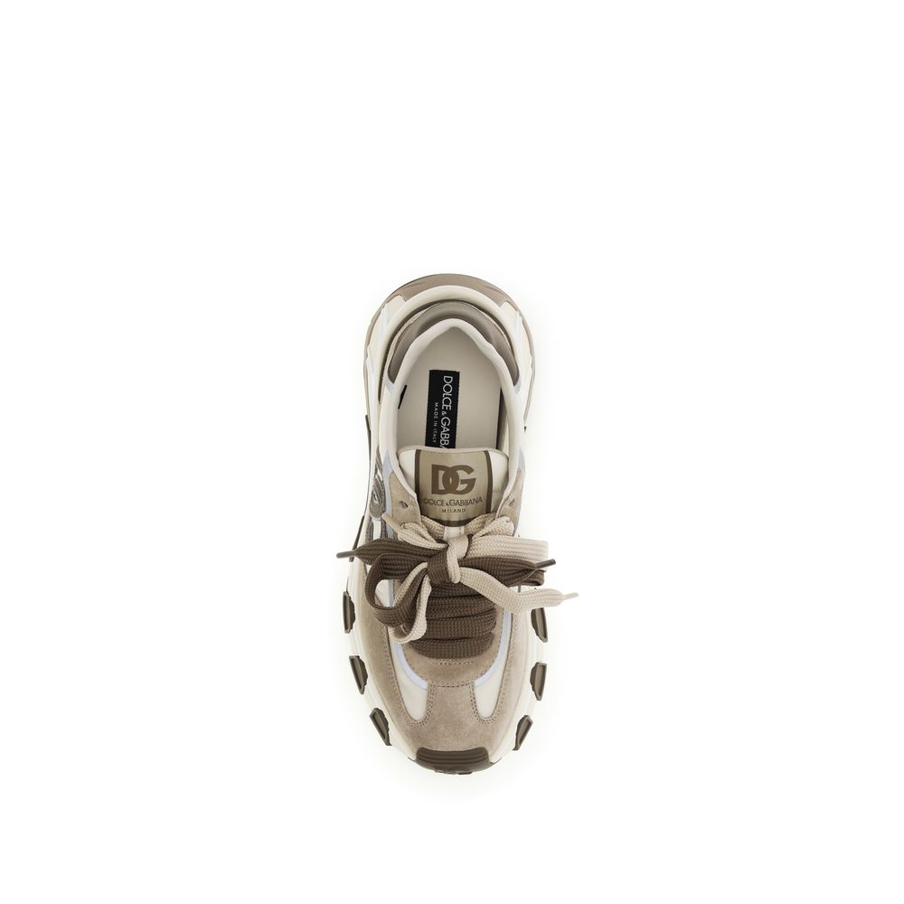 Dolce & Gabbana Multicolor Calf Leather Bos Taurus Athletic Sneakers | Regal Royce