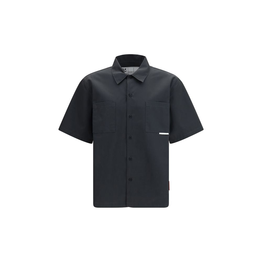 GR10K Black Cotton Shortsleeve Shirt | Regal Royce