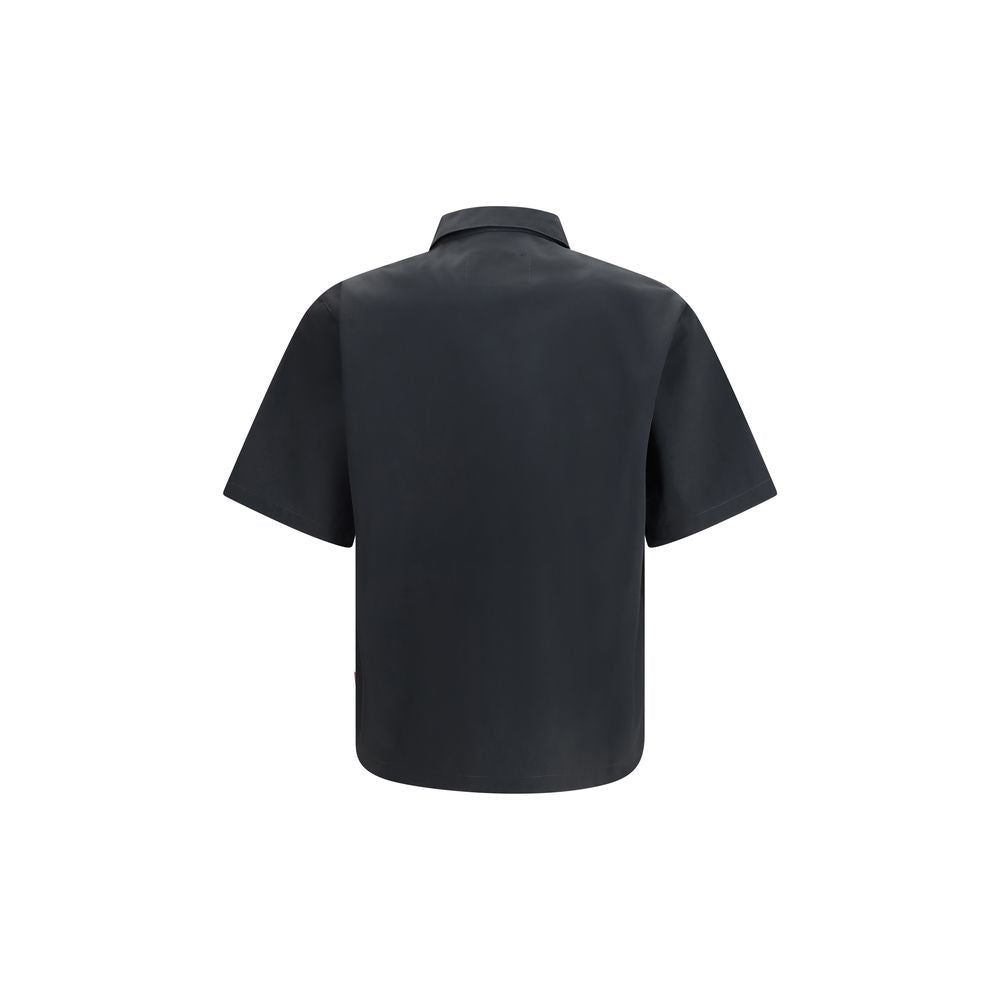 GR10K Black Cotton Shortsleeve Shirt | Regal Royce