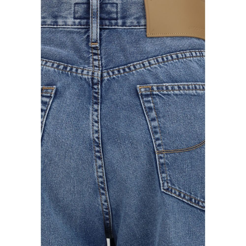 Jacob Cohen Blue Cotton Relaxed Fit Jeans | Regal Royce