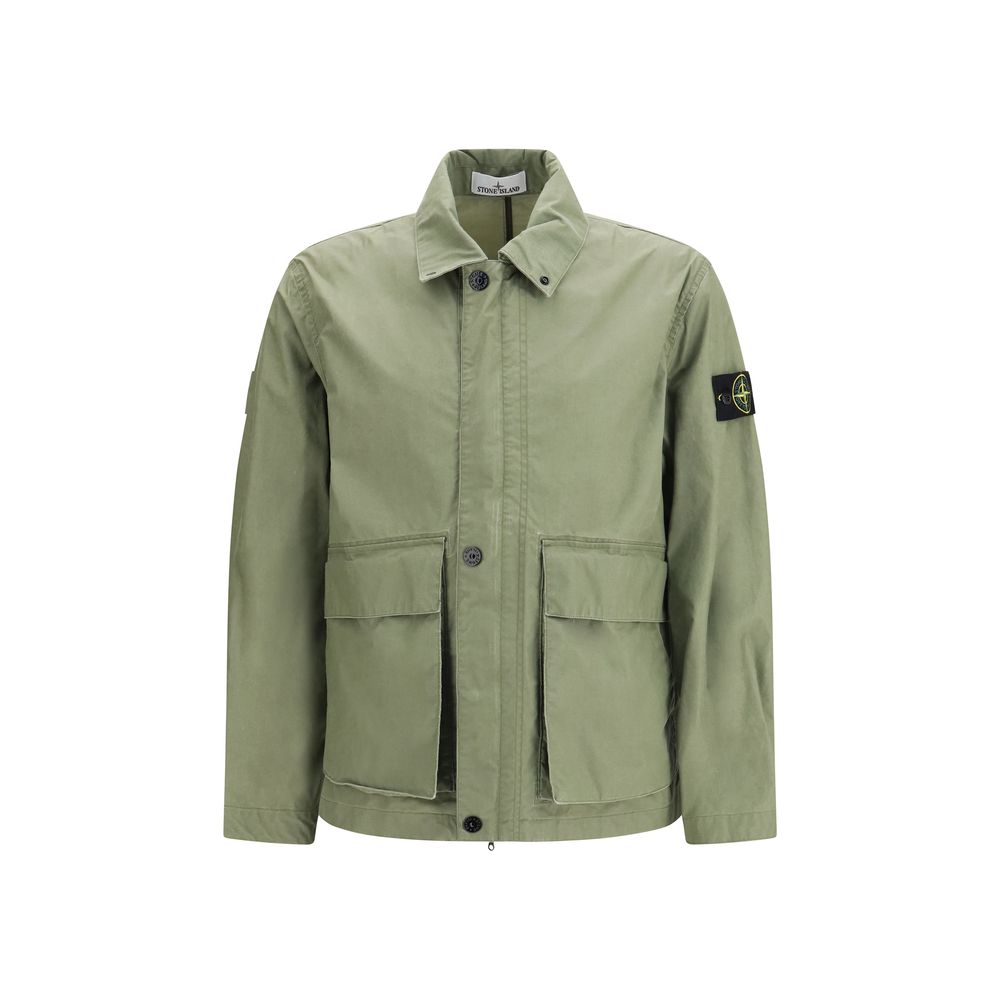 Stone Island Bicolor Polyester Coat | Regal Royce