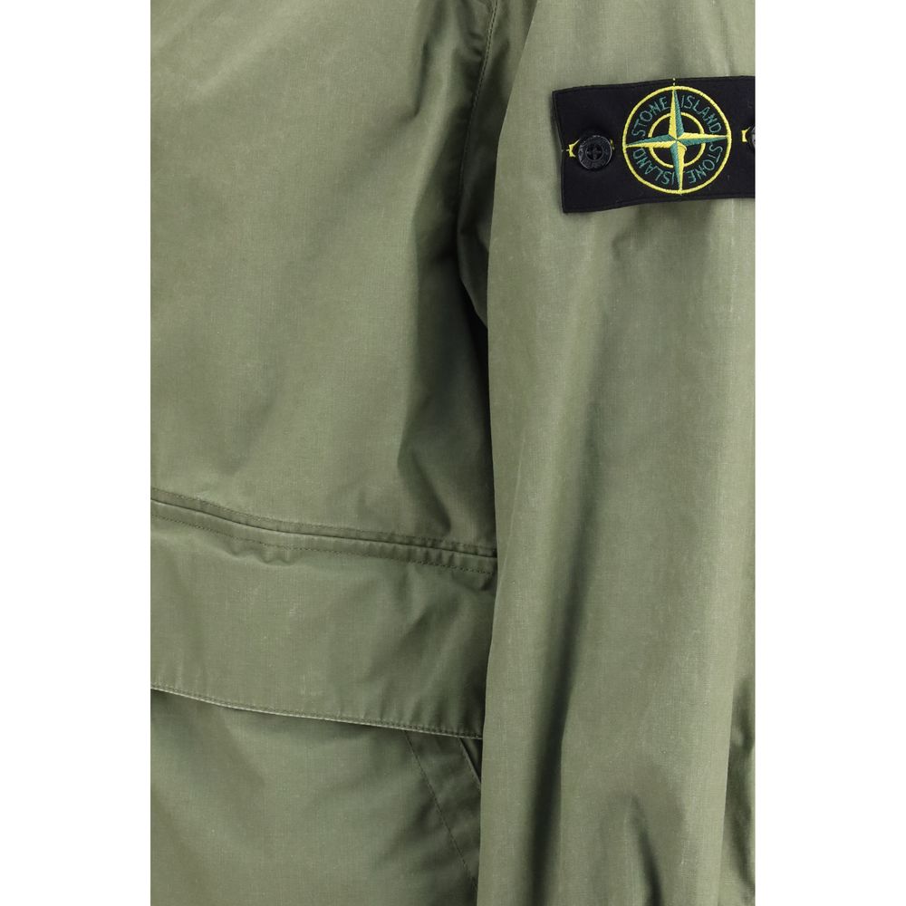 Stone Island Bicolor Polyester Coat | Regal Royce