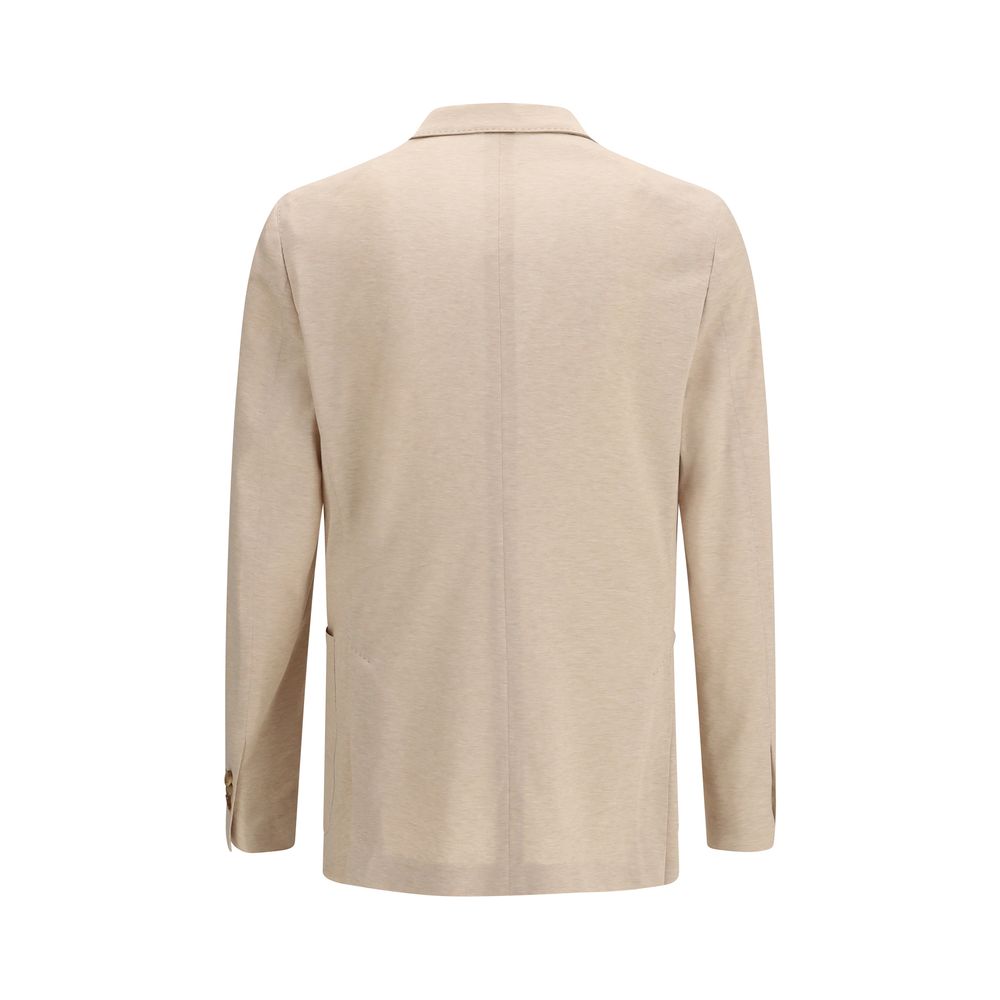 Lardini Beige Cotton Blazer | Regal Royce