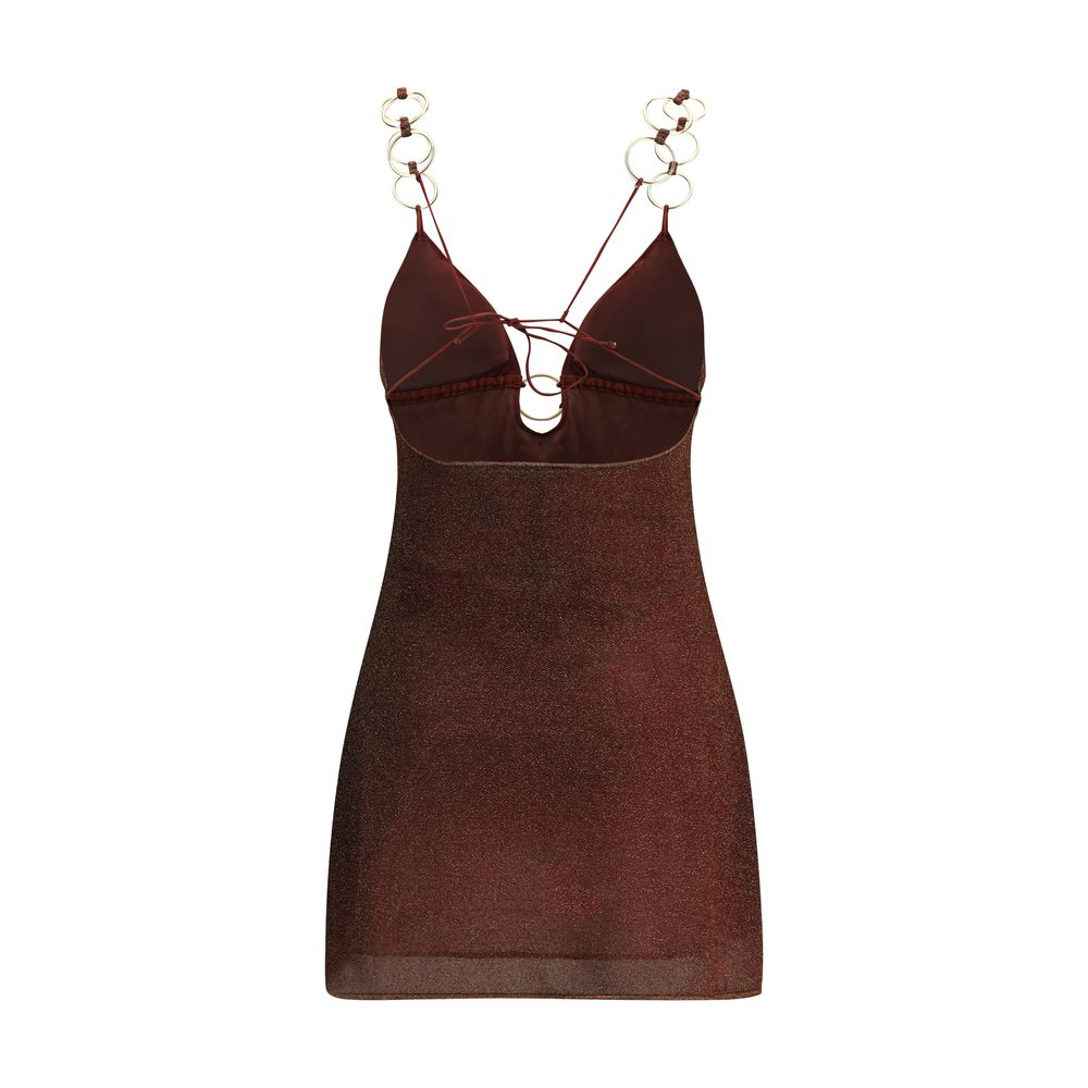 Oséree Brown Polyamide Casual Dress | Regal Royce