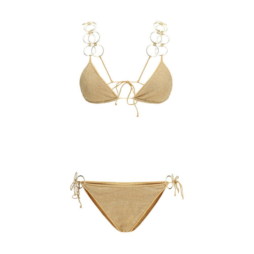 Oséree Gold Polyamide Bikini | Regal Royce