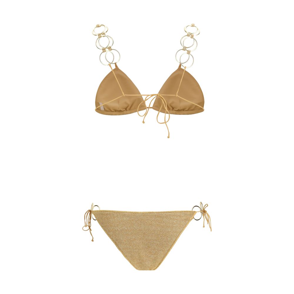 Oséree Gold Polyamide Bikini | Regal Royce