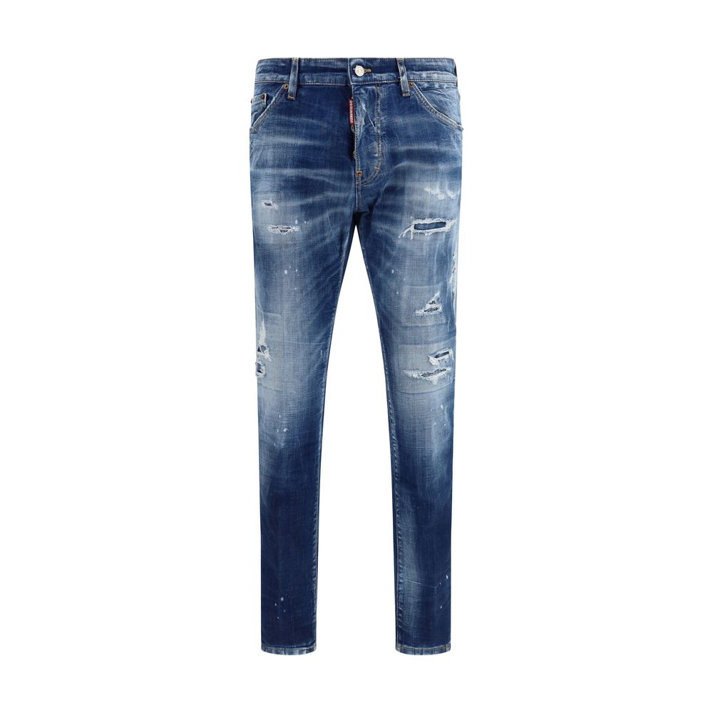 Dsquared² Blue Cotton Slim Fit Jeans | Regal Royce