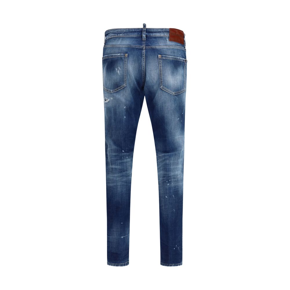 Dsquared² Blue Cotton Slim Fit Jeans | Regal Royce