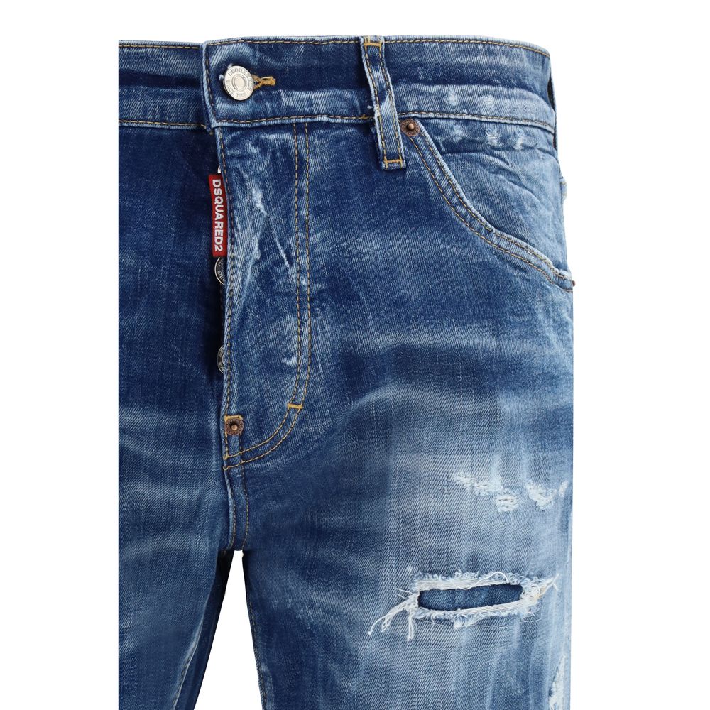 Dsquared² Blue Cotton Slim Fit Jeans | Regal Royce