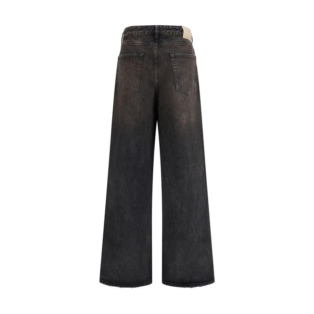 Our Legacy Black Cotton Relaxed Fit Jeans | Regal Royce