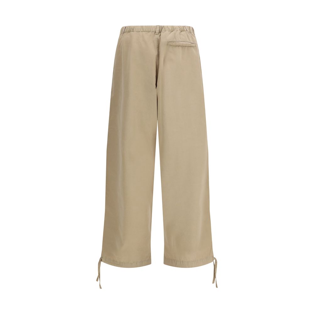 Ferragamo Beige Cotton Casual Pants | Regal Royce