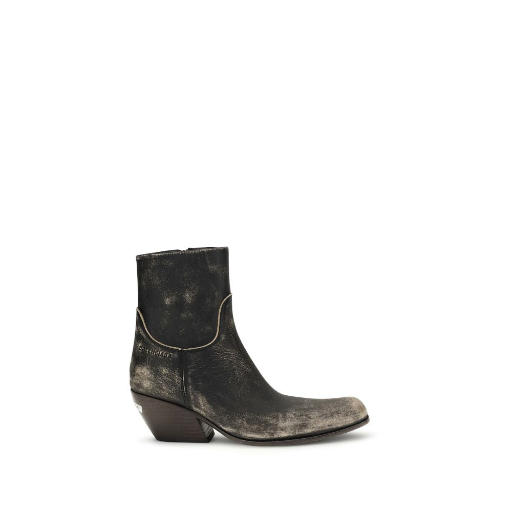 Balenciaga Black Calf Leather Bos Taurus Ankle Boots | Regal Royce