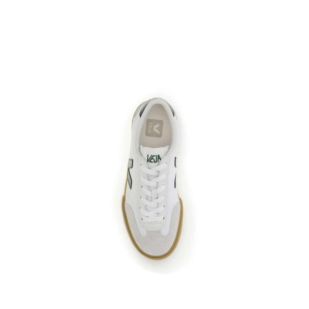 Veja White Calf Leather Bos Taurus Low Top Sneakers | Regal Royce