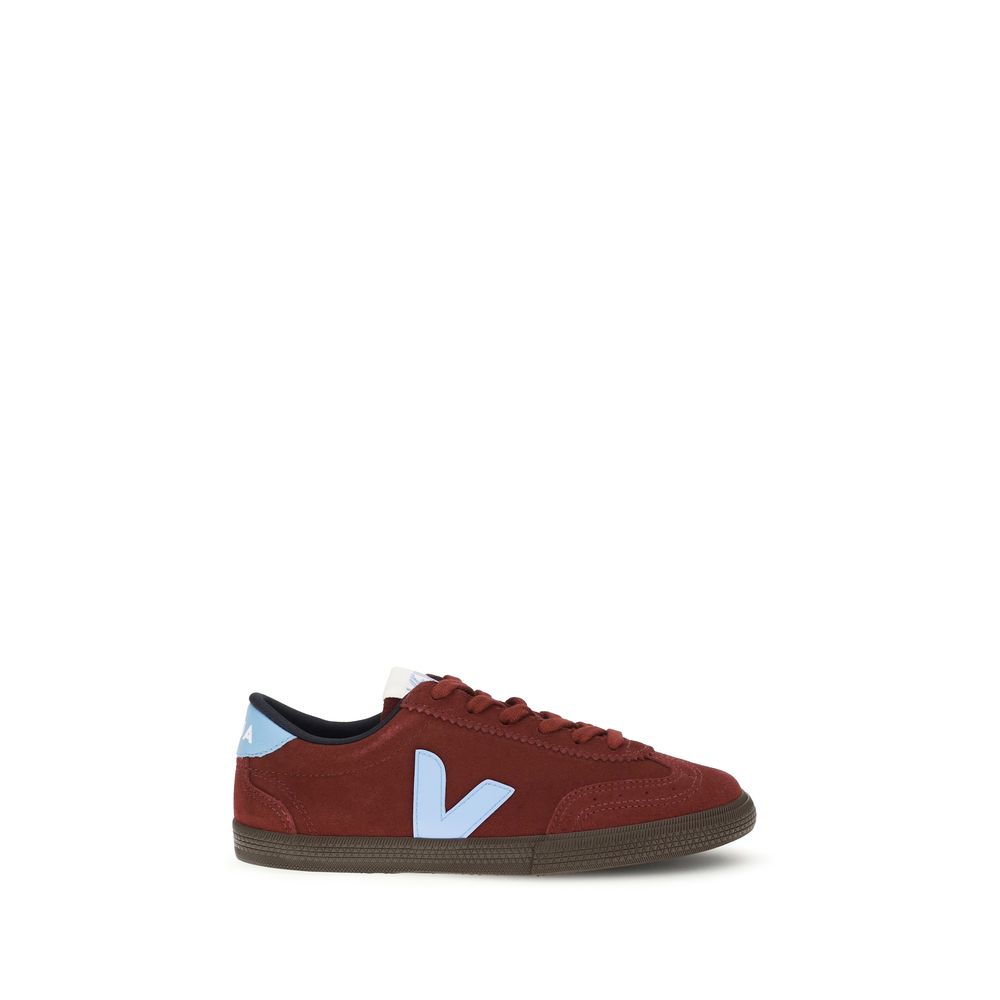 Veja Bordeaux Calf Leather Bos Taurus Athletic Sneakers | Regal Royce