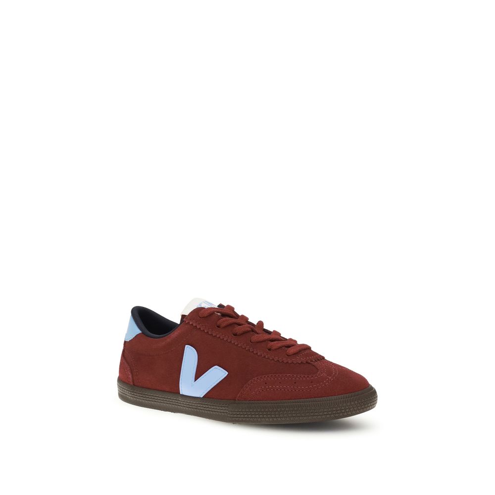 Veja Bordeaux Calf Leather Bos Taurus Athletic Sneakers | Regal Royce