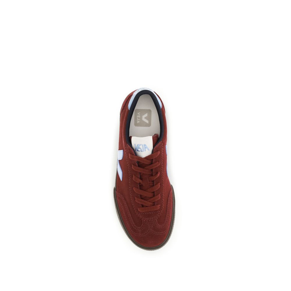 Veja Bordeaux Calf Leather Bos Taurus Athletic Sneakers | Regal Royce