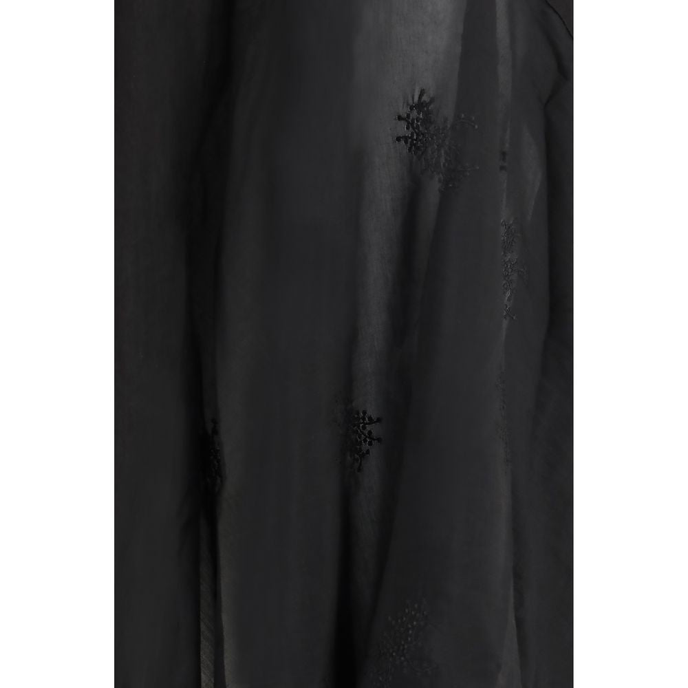 Our Legacy Black Lyocell Long Skirt | Regal Royce