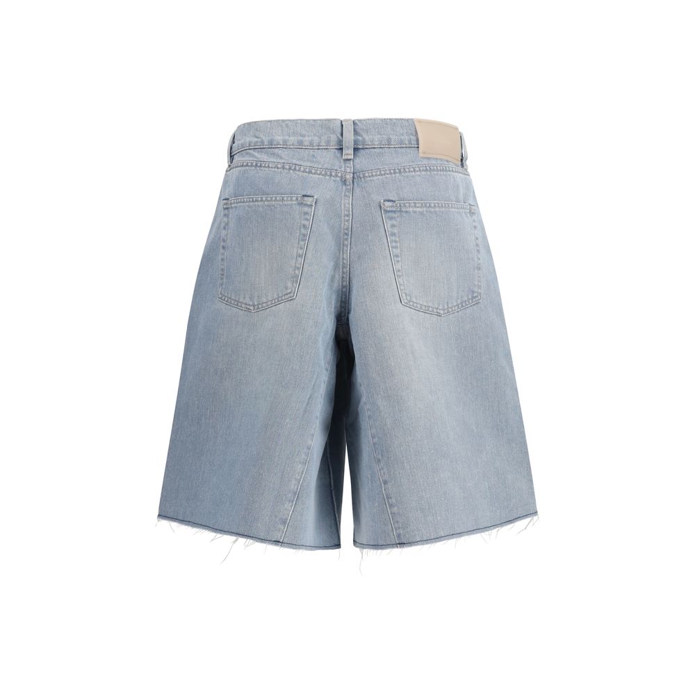 Our Legacy Blue Cotton Bermuda Shorts | Regal Royce